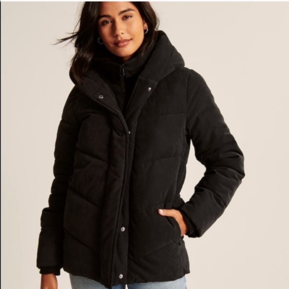 Abercrombie & Fitch Ultra Mid Length Puffer Jacket